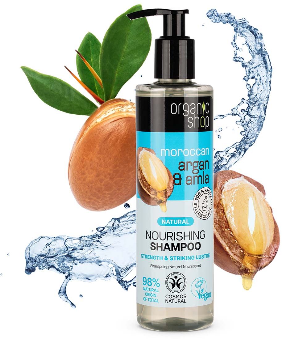 Organic Shop Výživný šampon Argan & Amla 280 ml