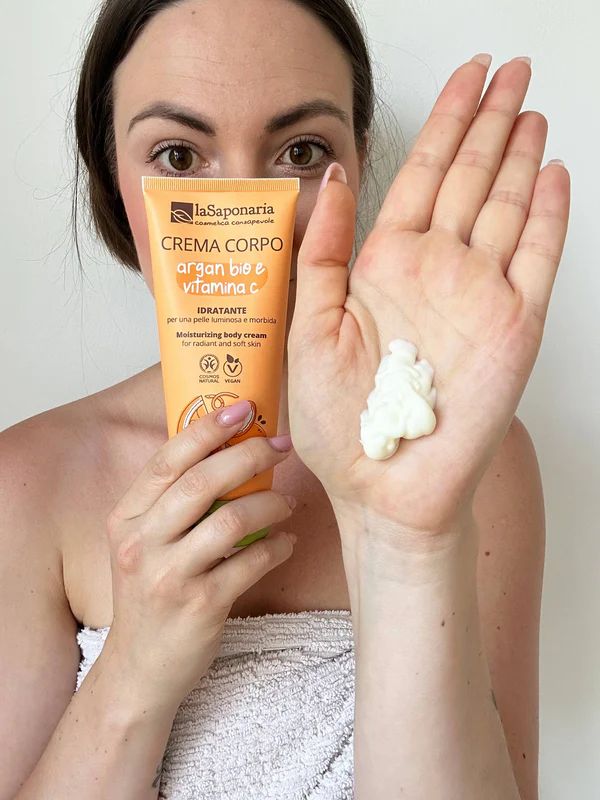 laSaponaria Hydratační tělový krém s BIO arganem a vit. C 200 ml
