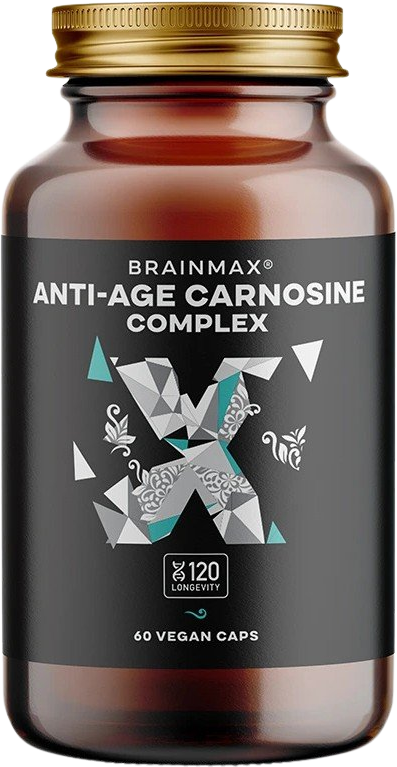 BrainMax Anti-Age Carnosine complex 60 kapslí