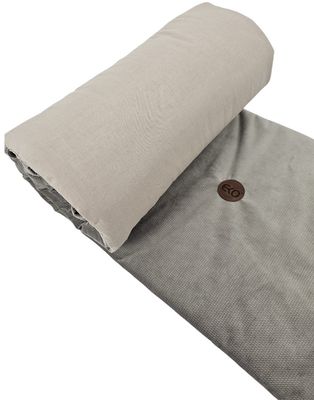 Eko Mantinel do postýlky bavlněný Velvet Dark Beige 180 cm