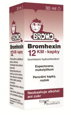 Bromhexin 12 KM-kapky perorální kapky roztok 30 ml