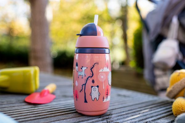 Tommee Tippee Superstar netekoucí sportovní hrnek,12m+, růžový 266 ml