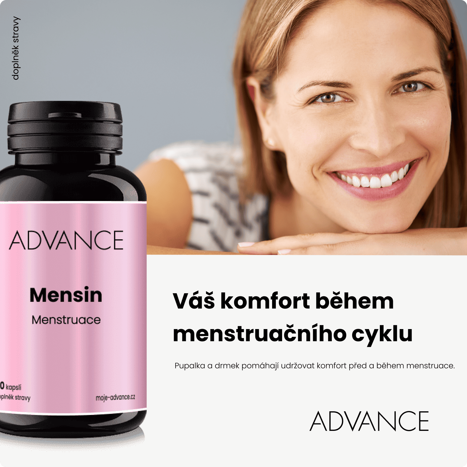 ADVANCE Mensin menstruace 60 kapslí
