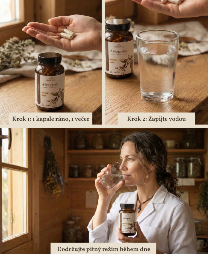 Herbyway Ašvaganda extrakt z kořene 800mg, 90 kapslí