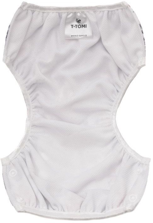 T-Tomi Plavky plenkové, 5-15kg, Grey flowers