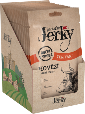 Jihočeské Jerky Hovězí Teriyaki 20 g