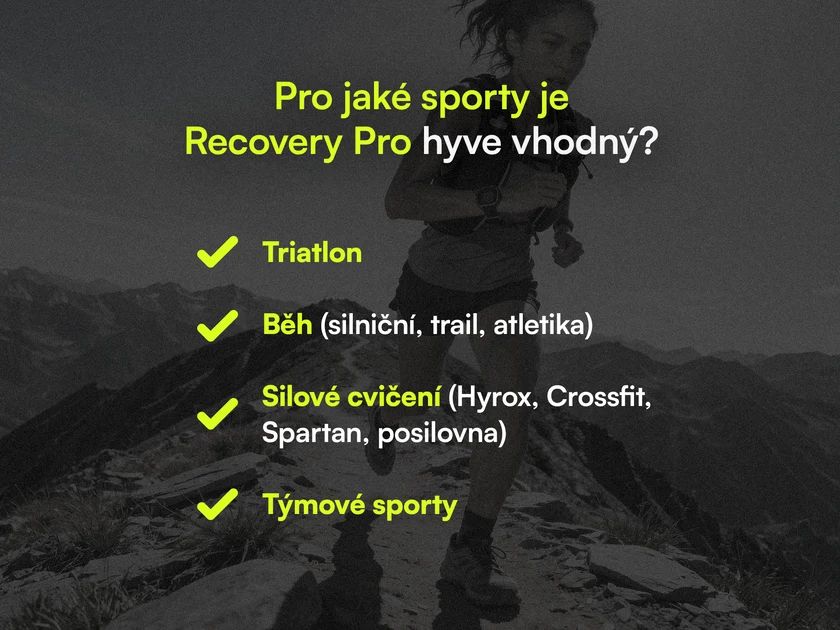 hyve Recovery pro - zelené jablko 930 g