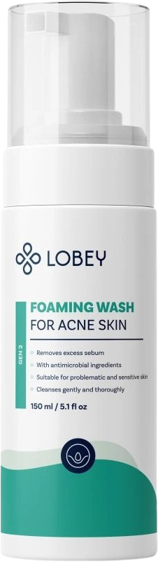 Lobey Mycí pěna při akné 150 ml