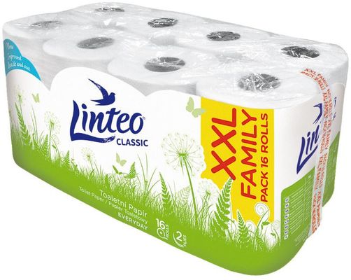 Linteo Toaletní papír Classic 2vrstvý 16 ks