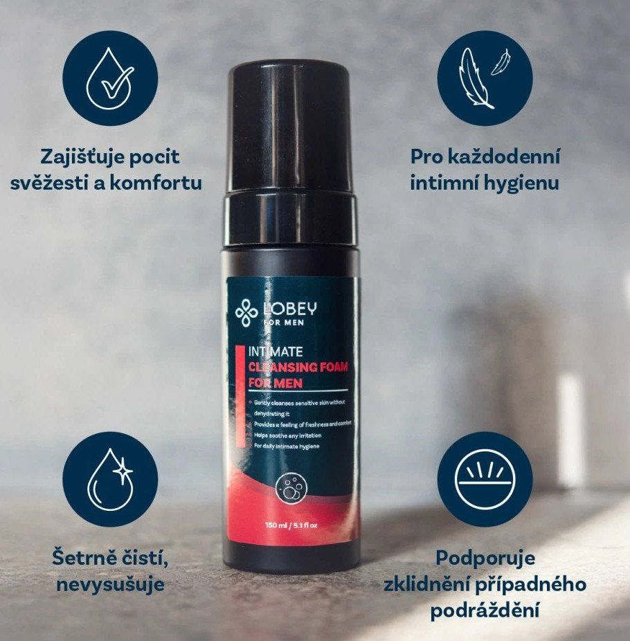 Lobey Intimní pěna pro muže 150 ml