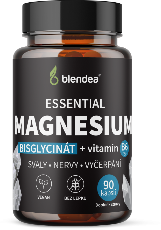 Blendea Hořčík Bisglycinát s vitamínem B6 90 kapslí