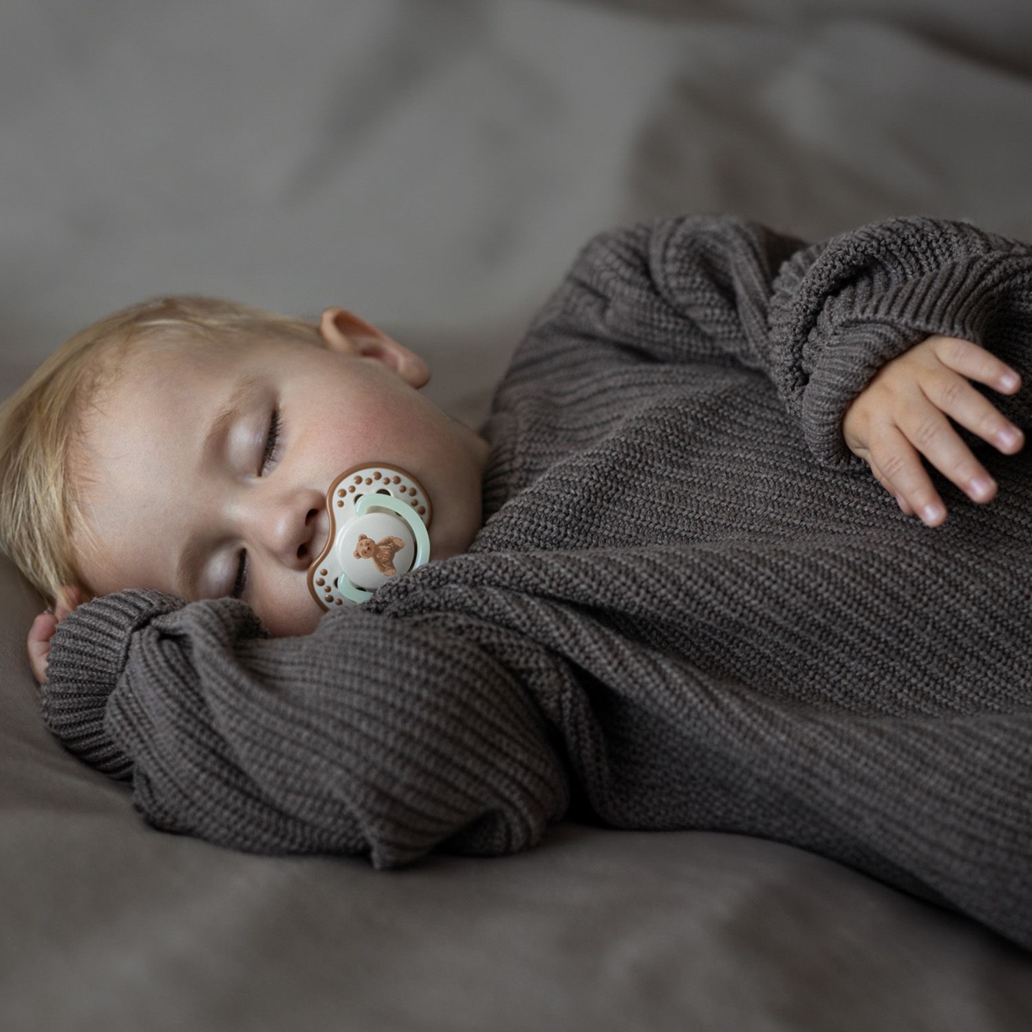 LOVI Dudlík svítící silikonový dynamický TEDDY LOVE 0-6m 2 ks