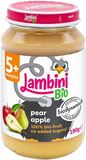 Lambini Bio Demeter příkrm hruška a jablko 190 g