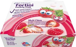 Fortini Creamy fruit multi fibre červené ovoce 4 x 100 g
