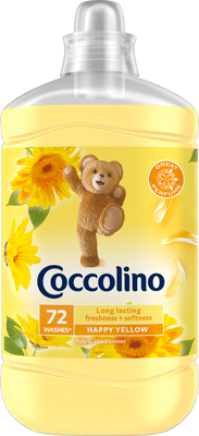 Coccolino Happy Yellow Öblítőkoncentrátum 72 Mosás 1800 ml