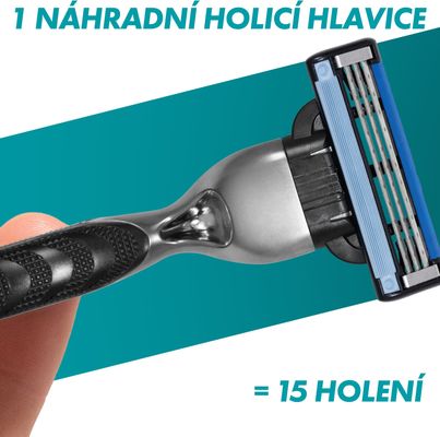 Gillette Mach3 Náhradní hlavice pro muže 12 ks