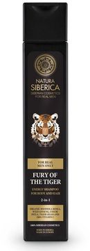 Natura Siberica Men Energizující šampon na vlasy a tělo 2v1 Nezkrotnost tygra 250 ml