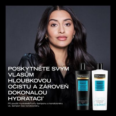 TreSemmé Hydrate & Purify Čistící šampon na mastné vlasy 400 ml