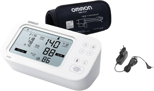 Omron Tonometr M6 Comfort AFib + adaptér