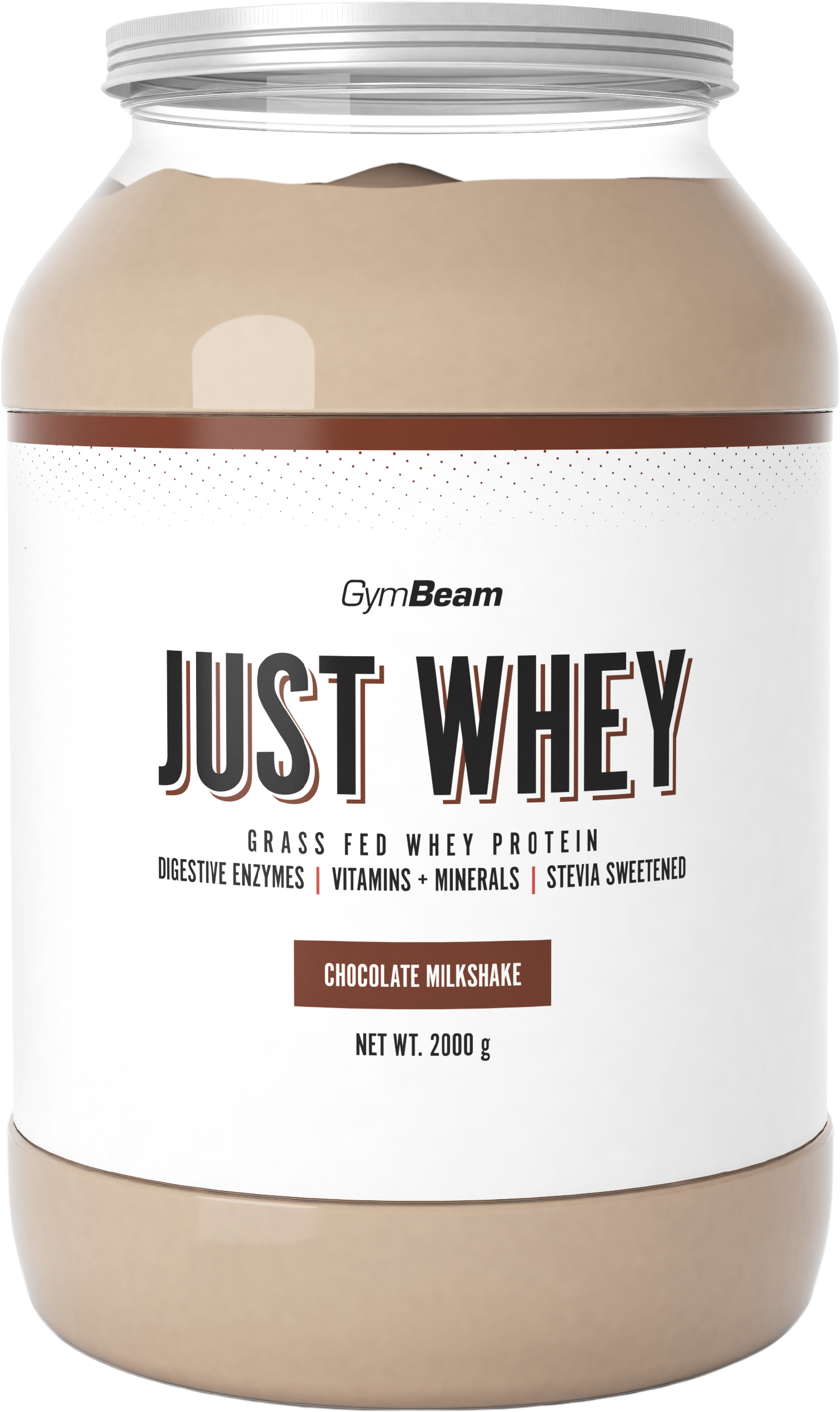 GymBeam Just Whey čokoládový milkshake 2000 g