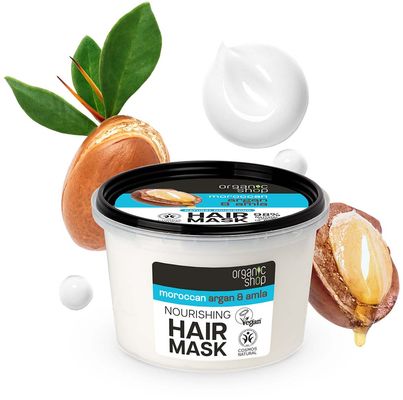 Organic Shop Výživná maska na vlasy Marocký arganový olej a amla 250 ml