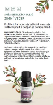 Nobilis Tilia Směs éterických olejů Zimní večer 10 ml