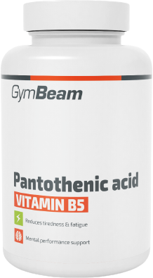 GymBeam Kyselina pantotenová 60 kapslí