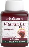 MedPharma Vitamin B12 (kyanokobalamin) 500 µg, 107 tablet