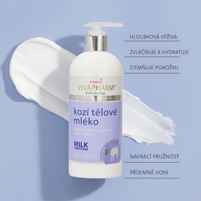 VivaPharm Kozí tělové mléko 400 ml