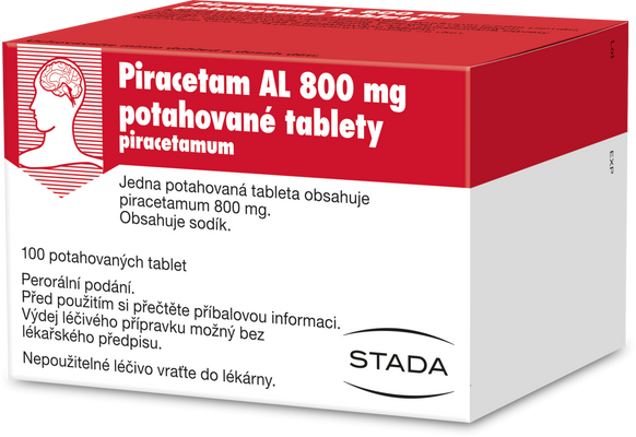 Piracetam AL 800mg tbl.flm. 100 tablet