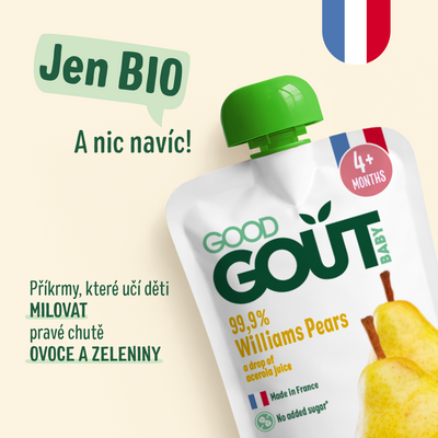 Good Goût BIO Hruška Williams 120 g