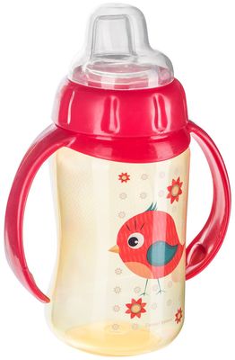 Canpol babies Tréninkový hrníček s úchyty cute animals - ptáček 320 ml