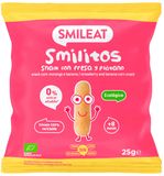 Smileat BIO kukuřičné křupky banán a jahoda s panenským olivovým olejem a vitaminem B1 8M+ 25 g