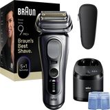 Braun Series 9 PRO+ 9667cc, Elektrický holicí strojek, Stříbrná