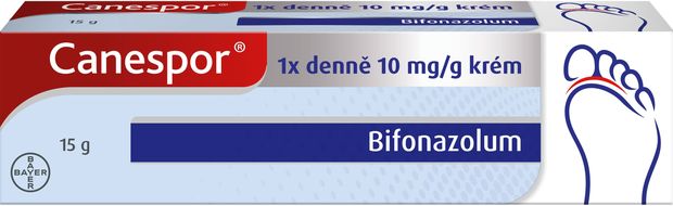 Canespor 1x denně 10 mg/g krém, 15 g