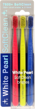 White Pearl SoftClean 7600 Zubní kartáček 3 ks