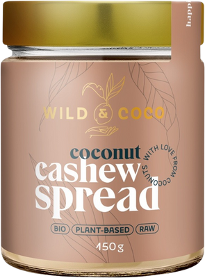 Wild & Coco Coconut spread cashew BIO 150 g