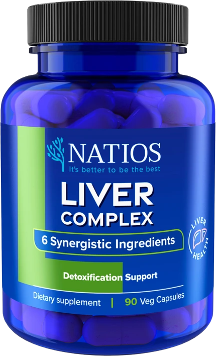 Natios Liver Complex, Komplex 6 složek na játra 90 kapslí