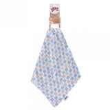 Xkko BMB Kousátko s plenkou - Baby Blue Cross