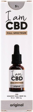I am CBD Full Spectrum CBD konopný olej 5% original 10 ml