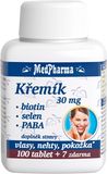MedPharma Křemík 30 mg + Biotin + PABA 107 tablet