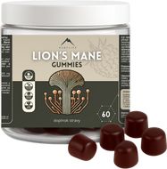 Hrotlife Gumové bonbóny s výtažkem z Lion´s mane s malinovou příchutí 60 kapslí