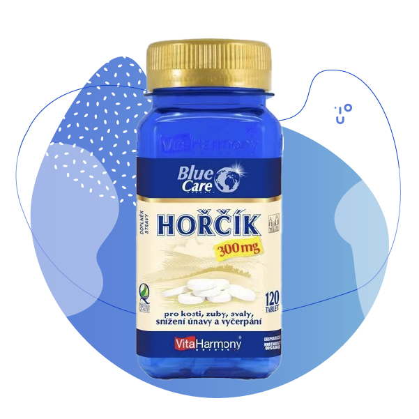 VitaHarmony, Hořčík, 300 mg, 120 tablet