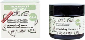 Kvitok Avokádový krém pro mastnou a problematickou pleť - nová receptura 60 ml