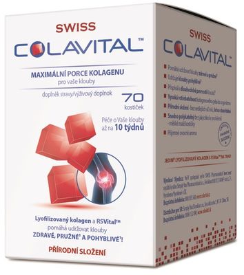 Swiss Colavital kostičky 70 ks