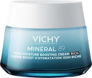 Vichy Minéral 89 100-hodinový krém pro zvýšení hydratace s bohatou texturou 50 ml