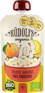 Rudolfs BIO kapsička Broskev, banán, celozrnná ovesná kaše 110 g