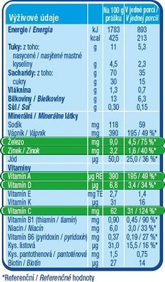 Mléčná kaše Ovocná Dobrou noc 300 g