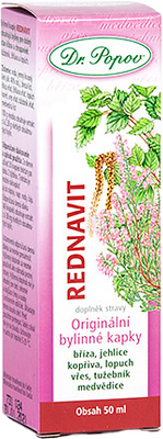 Dr.Popov Kapky bylinné Rednavit 50 ml
