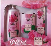 Biofresh Dárkový set Rose of Bulgaria - tělové mléko, mýdlo a krém na ruce z růží 3 ks